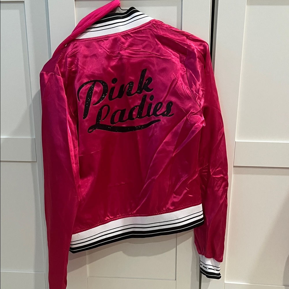 Pink Ladies Satin Jacket